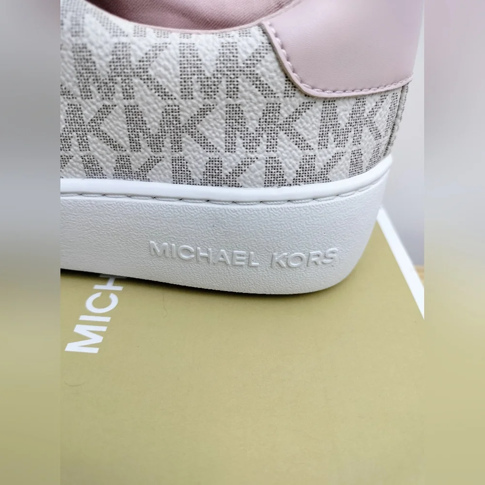 MICHAEL KORS Pink and Gray Sneakers - Picture 5 of 8